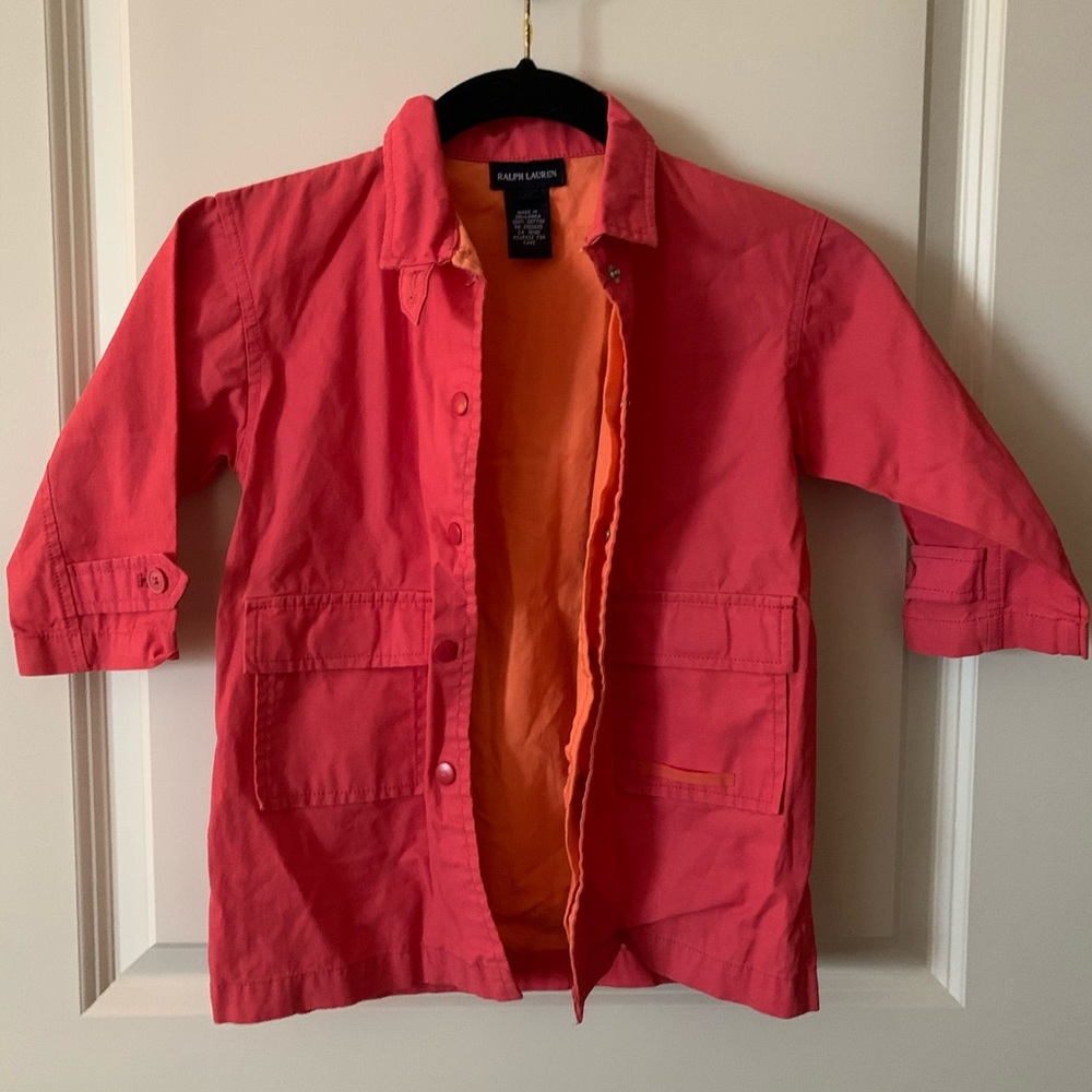 Pink and Orange Ralph Lauren Kids Coat